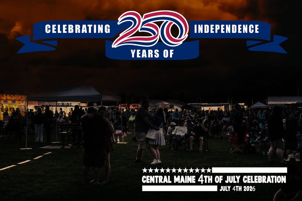 As the sun set on the Central Maine 4th of July Celebration, on America's 250th birthday, families danced under the lights, watched fireworks fill the sky, and closed out the night on the rides from Smokey's Greater Shows.